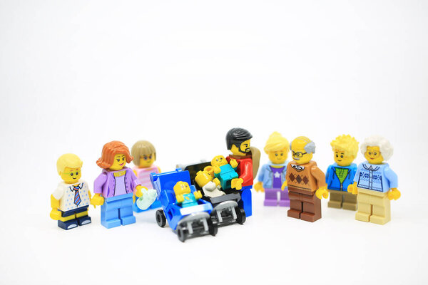 Гонконг - 15 ноября 2021 года: пара рожает нового члена семьи