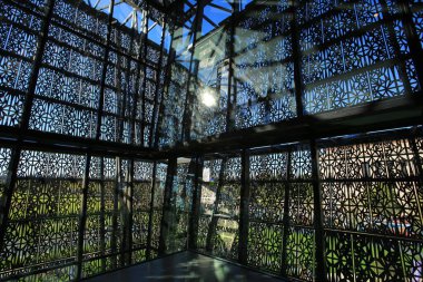 WASHINGTON, ABD; OCT 21: National Museum of African American History and Culture, bu yıl 21 Ekim 2016 tarihinde Washington 'da açıldı. Afrika kökenli Amerikalılarla ilgili 37.000 nesne içeriyor.