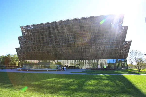 Washington Oct Perspectivas Del Museo Nacional Historia Cultura Afroamericana Inauguró — Foto de Stock