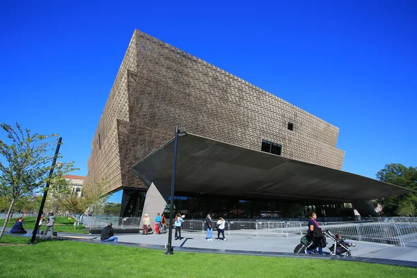 Washington Oct Perspectivas Del Museo Nacional Historia Cultura Afroamericana Inauguró — Foto de Stock