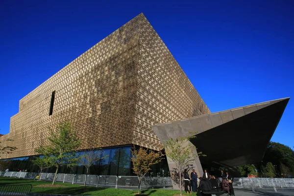 Washington Oct Perspectivas Del Museo Nacional Historia Cultura Afroamericana Inauguró — Foto de Stock