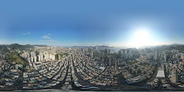 Vista Panorámica Zona Del Casco Antiguo Hong Kong Llamado Sham — Foto de Stock