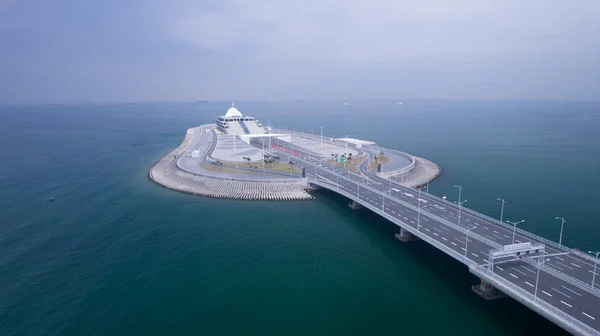 Pohled Hong Kongzhuhaimacau Brige — Stock fotografie