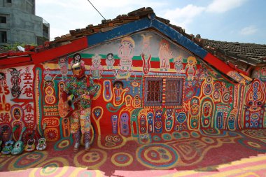 Taichung, Taiwan May 2 2015- Rainbow Creative Co. Ltd, which operates Taichungs Rainbow Village, has been accused of defacing the attractions famous murals on July 30 2022 in an act of vengeance