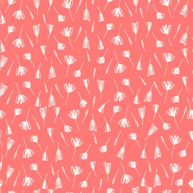 Yüzey tasarımı ve diğer tasarım projeleri için Ditzy tarzında el çizimi cilt yüzeyi ile kusursuz desen