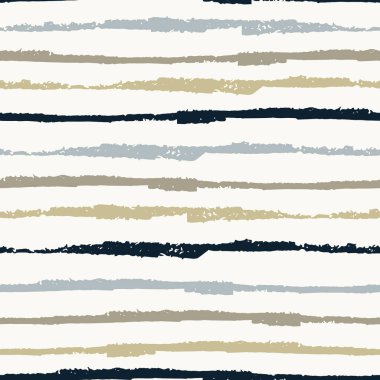 Elle çizilmiş çok renkli kenarlı pürüzsüz tekrarlayan desen