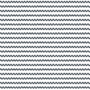 Beyaz arkaplanda el çizimi dalgalı çizgiler olan pürüzsüz desen