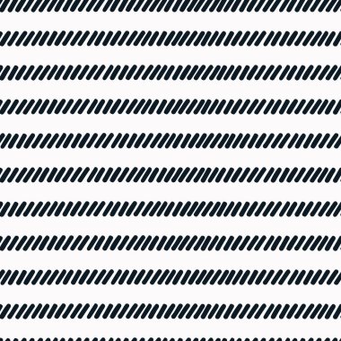 Beyaz vektör arka planında elle çizilmiş soyut şekillerden oluşan çizgilerle kusursuz tekrarlayan desen