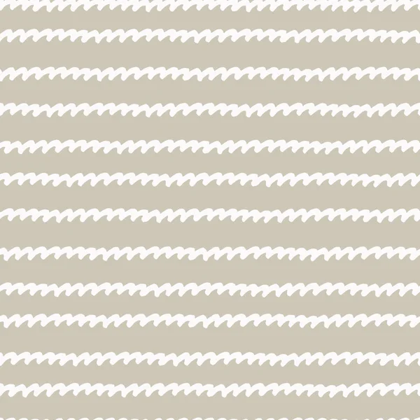 Naadloos patroon met handgetekende spiraallijnen, handschrift imitatie, op beige achtergrond — Stockvector