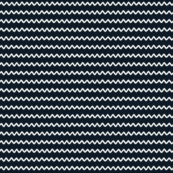 El çizimi spiral çizgileri olan kusursuz desen, el yazısı taklidi, siyah arkaplan üzerinde