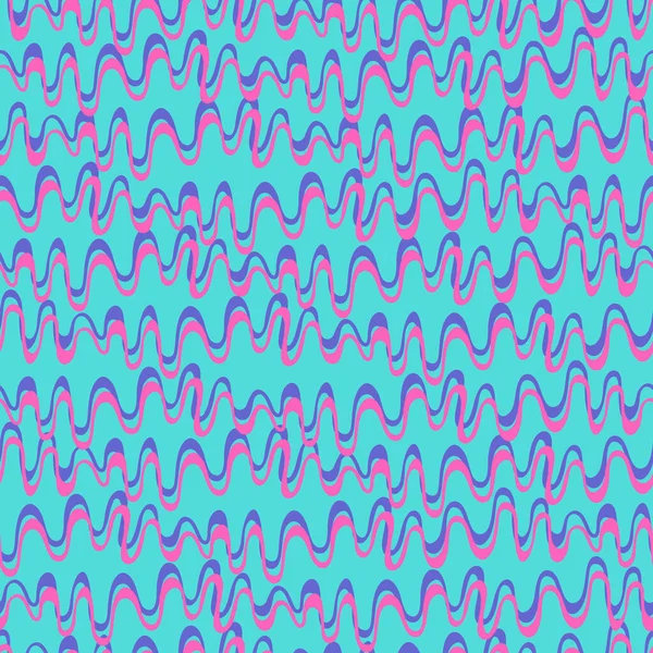 Yüzey tasarımı ve diğer tasarım projeleri için, el çizimi fütüristik parlak kıvrımlı ve yuvarlak şekilli kusursuz yineleme deseni Y2K hata biçimi