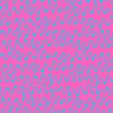 Yüzey tasarımı ve diğer tasarım projeleri için, el çizimi fütüristik parlak kıvrımlı ve yuvarlak şekilli kusursuz yineleme deseni Y2K hata biçimi