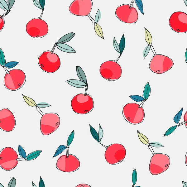 Bezešvý Vzor Jablky Pro Povrchový Design Plakáty Ilustrace Izolované Prvky — Stockový vektor