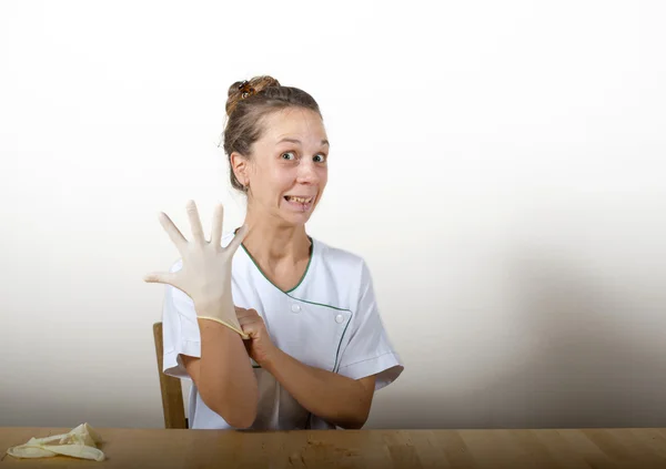 Junge Ärztin — Stockfoto