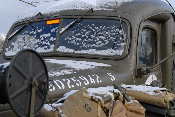 2 つの世界大戦の軍用車両 — ストック写真