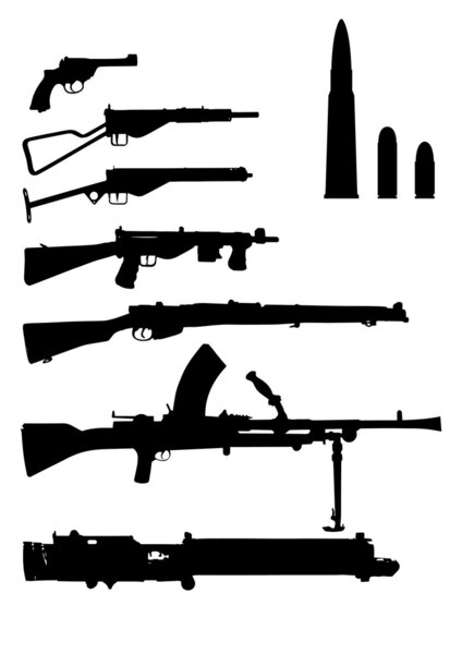 Various British arms of the second world war