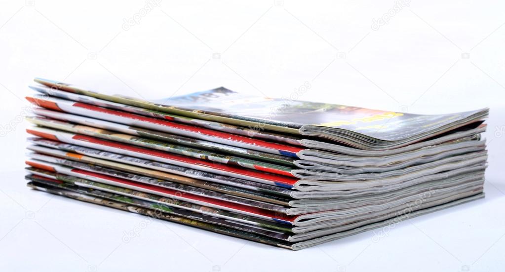 stack of newspapers used