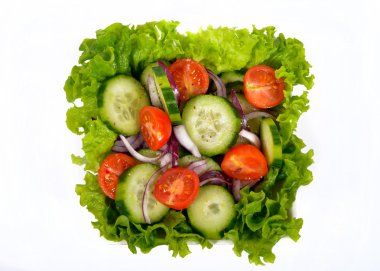 sebzeli ve sebzeli salata