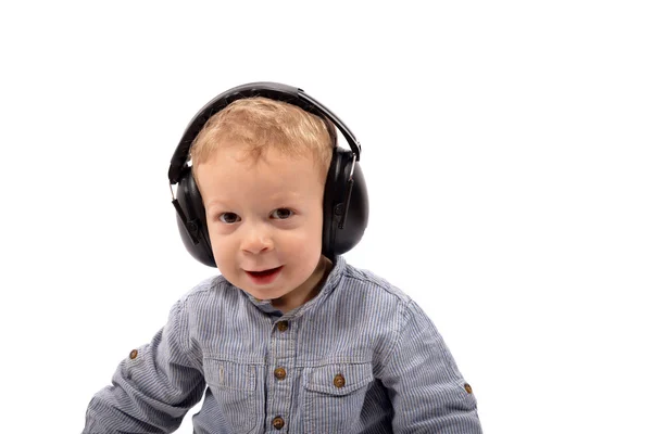 Baby headphones — Stock Photo, Image