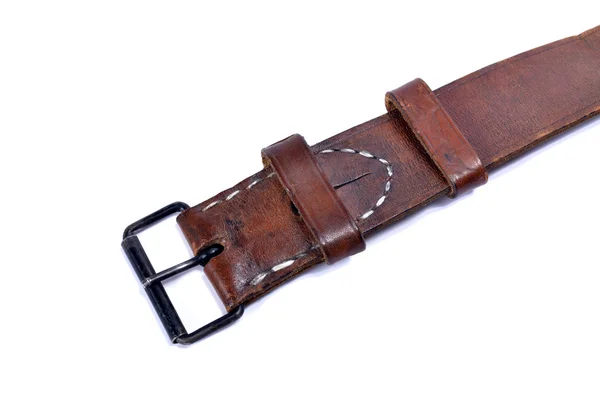 Buckle leather belt — Stock Photo, Image