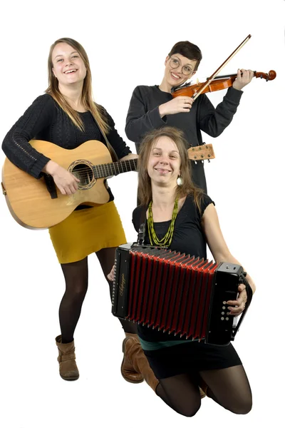 Group of musicians — Stock Photo, Image