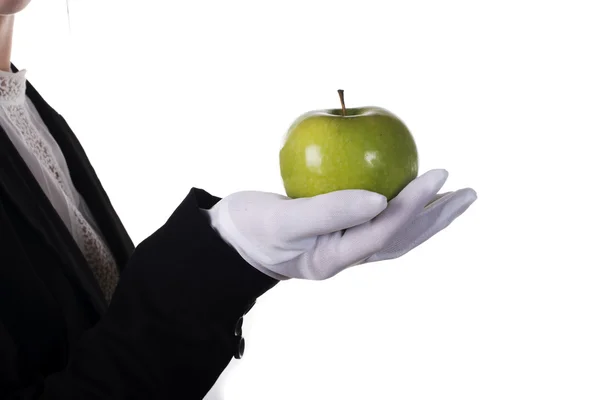 Ein Apfel am Tag hält Arzt fern — Stockfoto