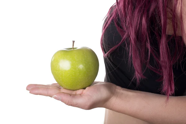 Una manzana al día mantiene alejado al médico —  Fotos de Stock