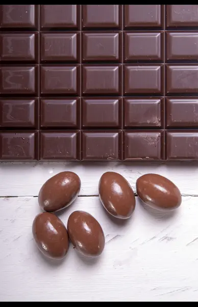 Siyah çikolata. — Stok fotoğraf