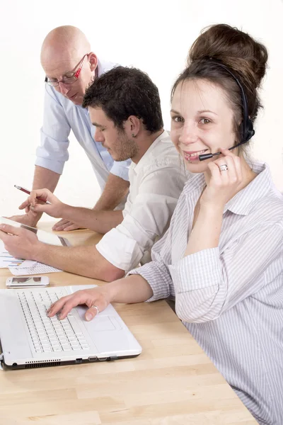 Gente de negocios trabajando — Foto de Stock