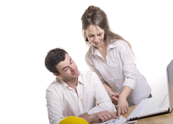 Couple Disgruntled at the terrace of a cafe — Stock Photo, Image