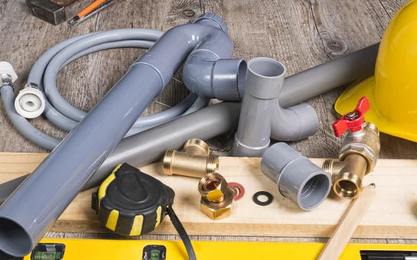 plumbing do-it-yourself with different tools