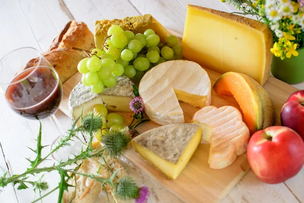 Plateau de fromage français — Photo