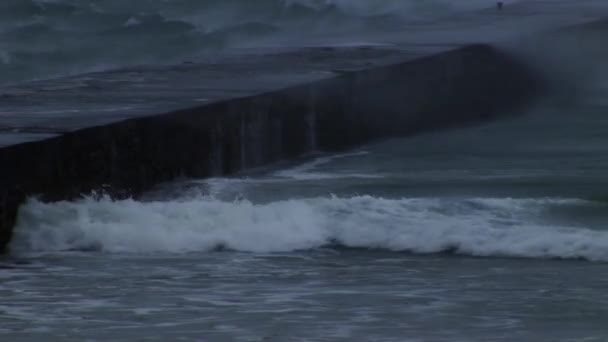 Tormenta en Normandía — Vídeo de stock