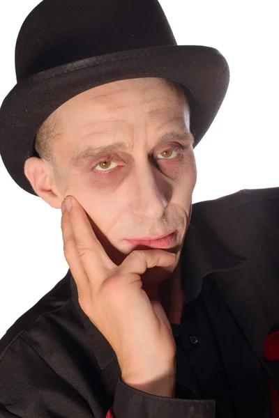 Man dressed up as vampire for the halloween — Stock Photo, Image