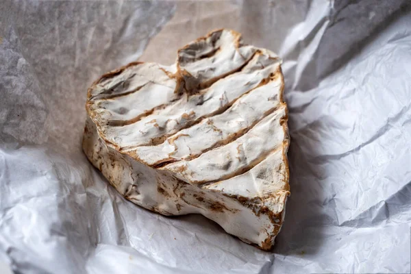Traditioneller Käse Aus Neufchatel Ein Milchprodukt Frankreich — Stockfoto