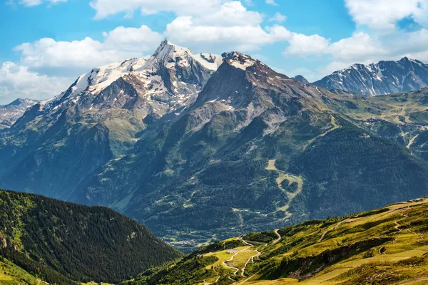Utsikt Över Valley Col Petit Saint Bernard — Stockfoto