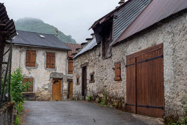 Piccolo Villaggio Montagna Francese Ariege France — Foto Stock