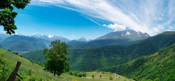 Fransız Pirenesi Dağları Hautes Pireneleri Manzarası — Stok fotoğraf