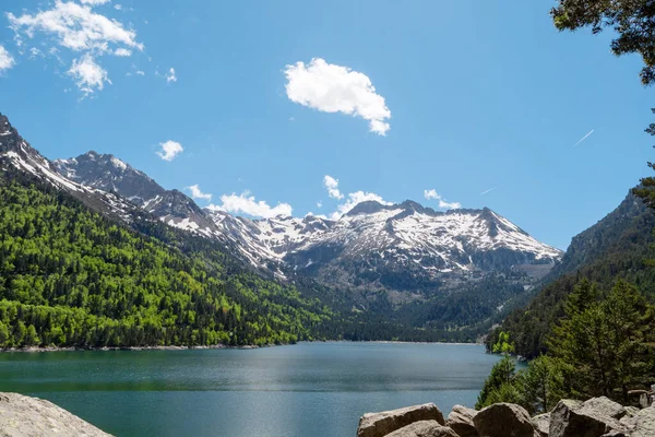 Blick Auf Den See Von Oredon Den Französischen Pyrenäen — Stockfoto