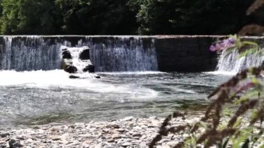 Şelale manzarası, Ariege, Fransa