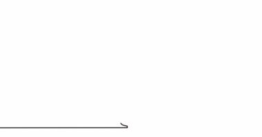 Kişisel çizim çizgi animasyon soru işareti sürekli çizgi konsept video