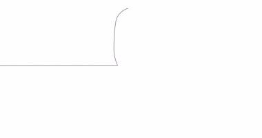 Self drawing line animation design charity badge ribbon continuous line drawn concept video