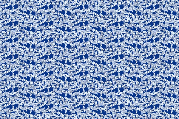 mavi bir arka plan üzerinde beyaz süs vektör