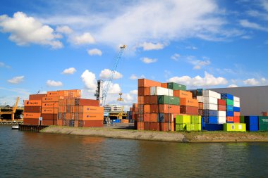 Cargo Port of Rotterdam 004 clipart