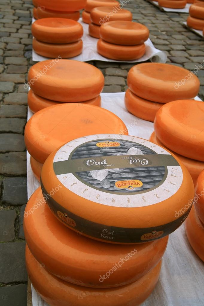 mercado del queso gouda holandés 03 — Foto editorial de stock