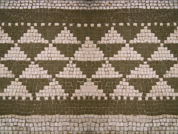 Background texture of Roman mosaics triangles