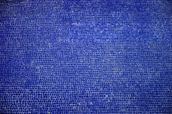 Texture de fond des mosaïques romaines bleu — Photo