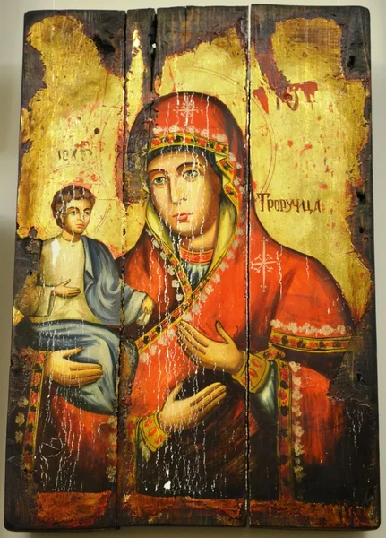 L'icona della Madre di Dio "Delle tre mani " — Foto Stock