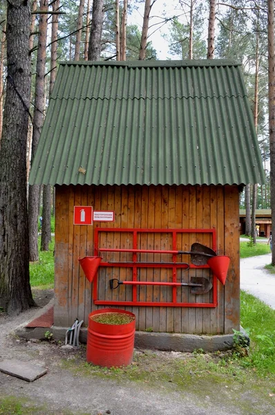 Požární stánku otevřeného typu — Stock fotografie