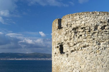 Nesebar kenti, Bulgaristan 'ın ünlü güneş doğuşu tatil beldesinde
